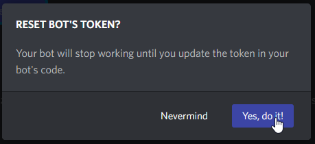 Token Reset Confirm